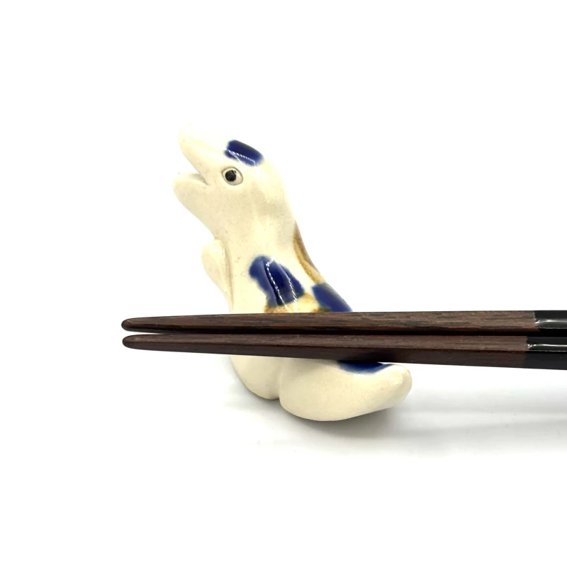 恐竜　箸置　ティラノサウルス　白 2枚目