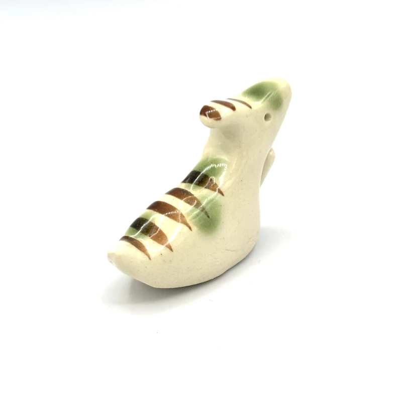 恐竜　箸置　パラサウロロクス　白 2枚目