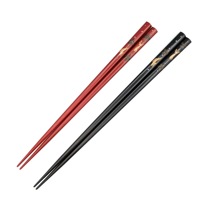 八雲塗箸　桜うさぎ　夫婦箸セット【桐箱入】 3枚目