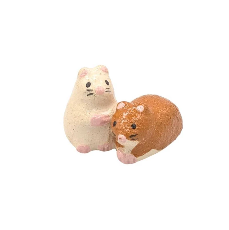 京焼 楽入窯 箸置 ハムスター