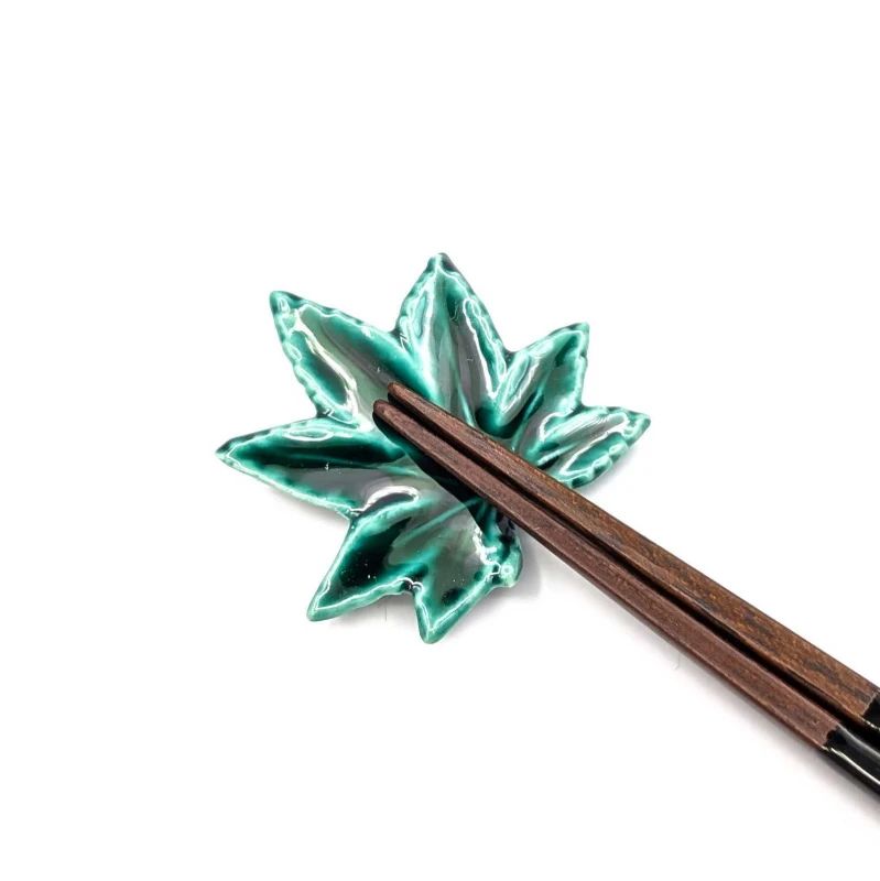 京焼 箸置 楓 5個セット 2枚目