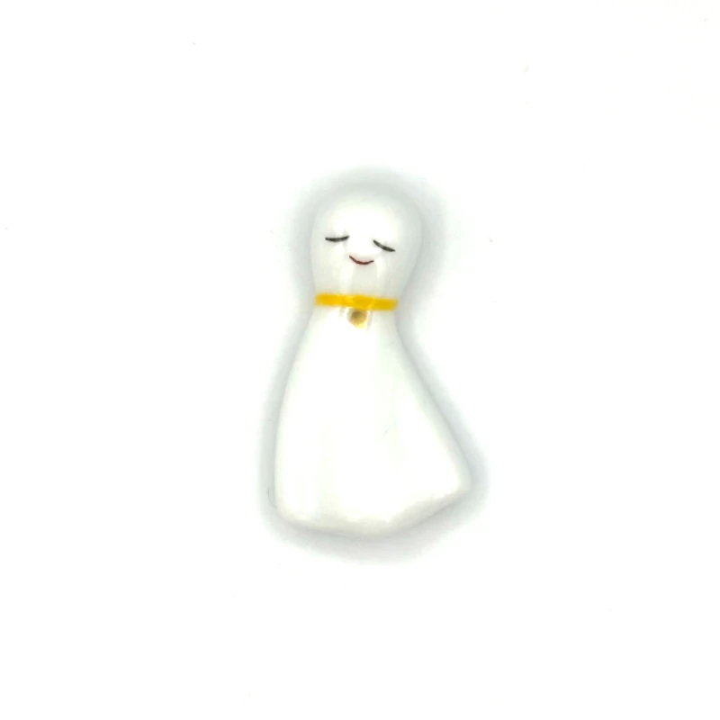 京焼 箸置 てるてる坊主 黄