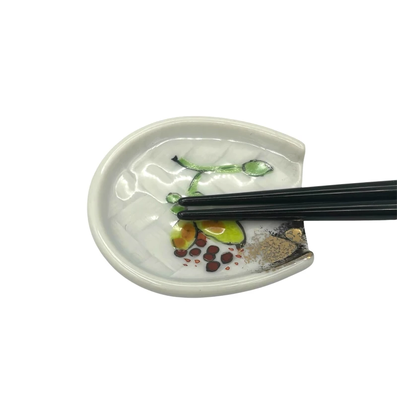 京焼 箸置 実り ざくろ 2枚目