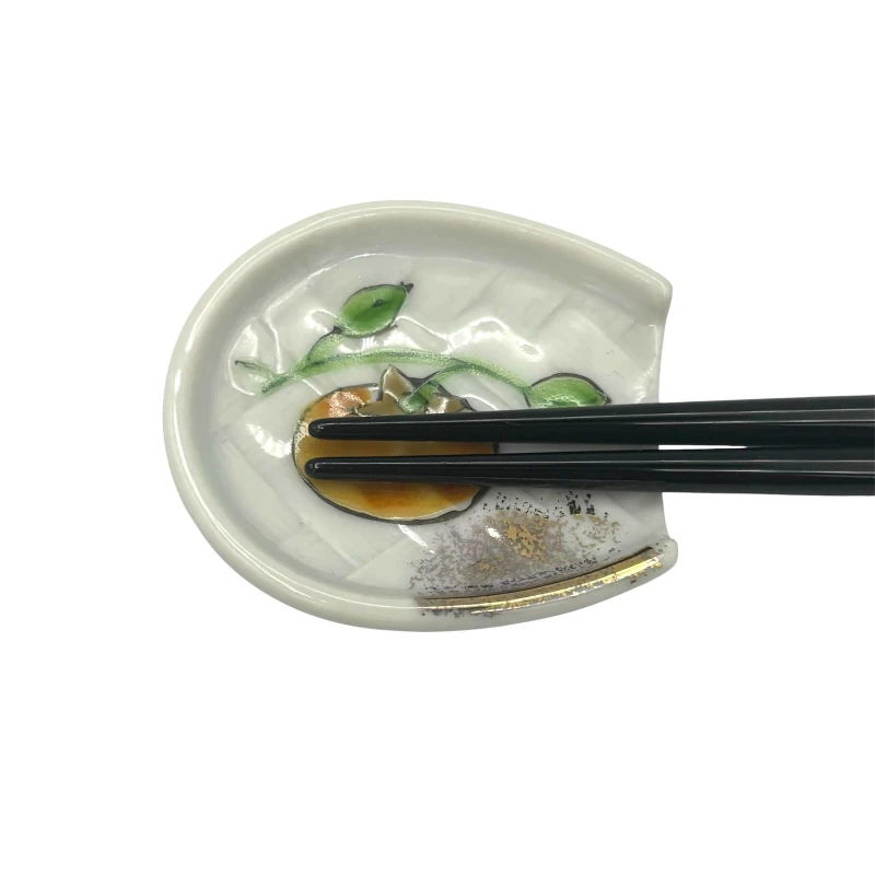 京焼　箸置　実り　柿 2枚目
