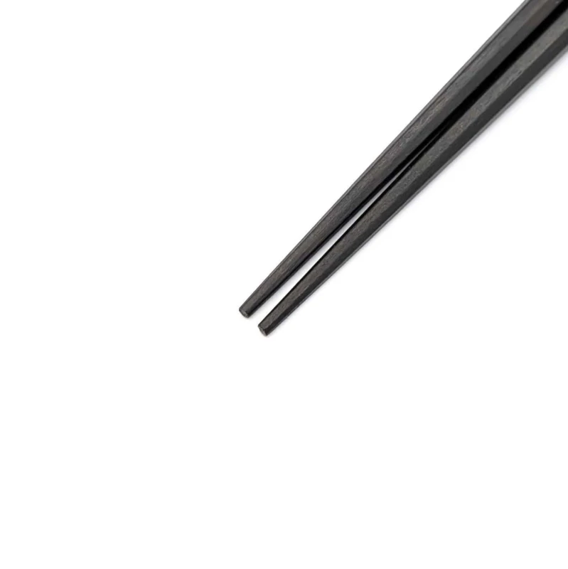 八角黒檀利休焼箔 青貝中赤 1枚目