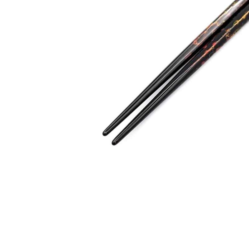 津軽塗箸 唐塗五角 呂(大) 1枚目