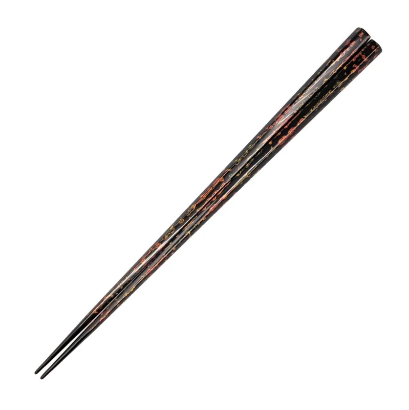津軽塗箸 唐塗五角 呂(大) 3枚目