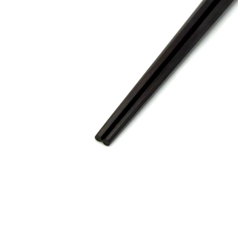 寄せ木入り八角箸 漆仕上げ 黒檀(大) 1枚目