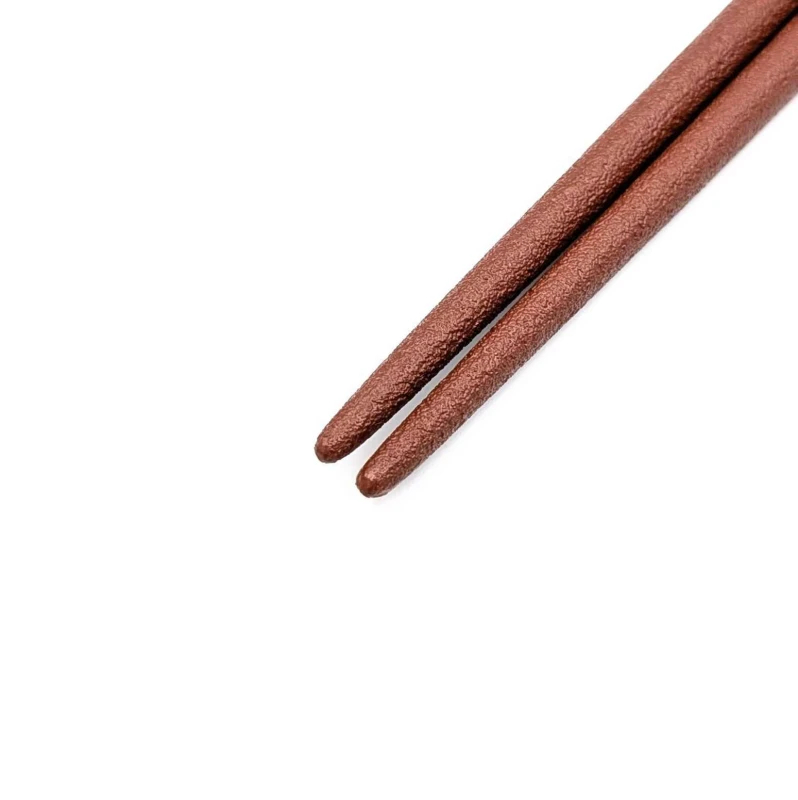 輪島塗 小判頑固一徹箸 無地 (朱) 1枚目