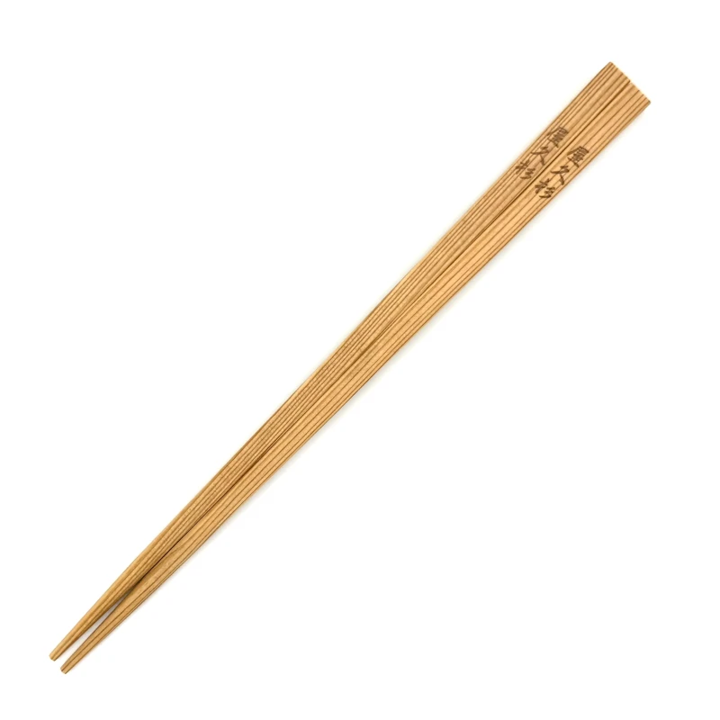 屋久杉 四角箸 23cm 3枚目