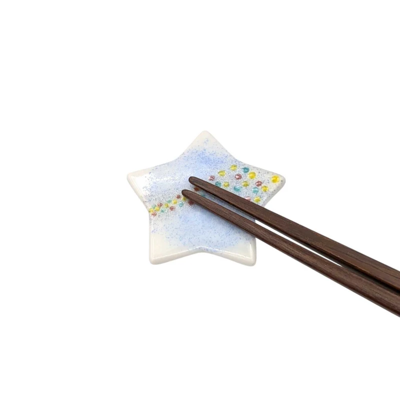 京焼　箸置　きらら　青 2枚目