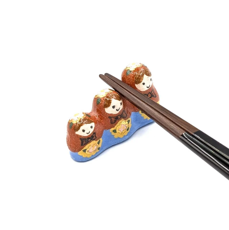 京焼 楽入窯 箸置 マトリョーシ 3枚目