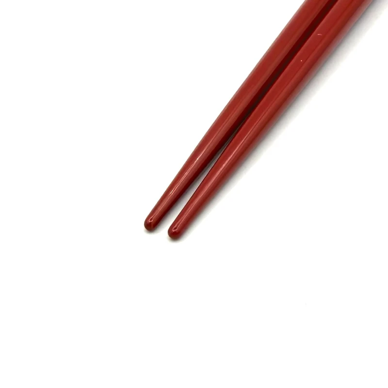 輪島塗 沈金箸 稲穂(朱) 1枚目