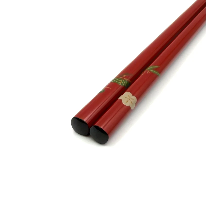 輪島塗先乾漆箸 松竹梅(中) 2枚目