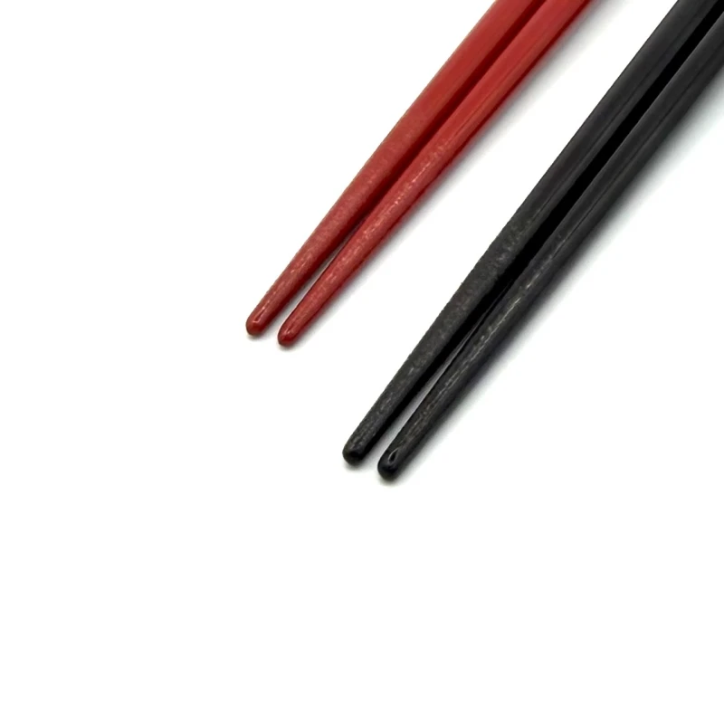 【送料無料】輪島塗先乾漆箸 満月にふくろう 夫婦箸セット【桐箱入】 1枚目