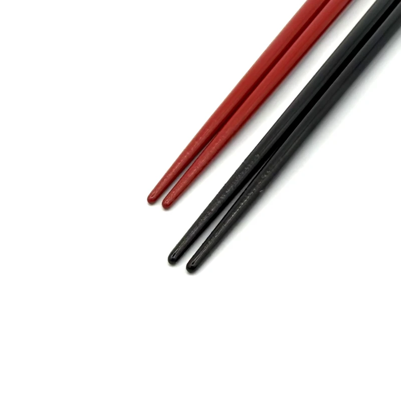 【送料無料】輪島塗先乾漆箸 狸と紅葉 夫婦箸セット【桐箱入】 1枚目