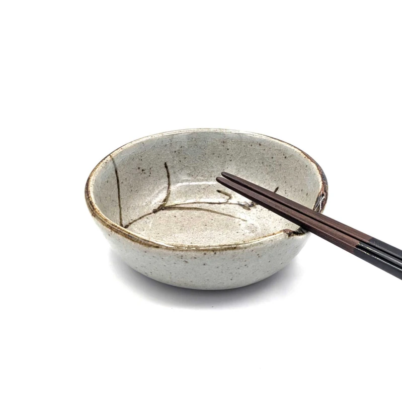 絵唐津 箸置き付き小皿 葦 3枚目