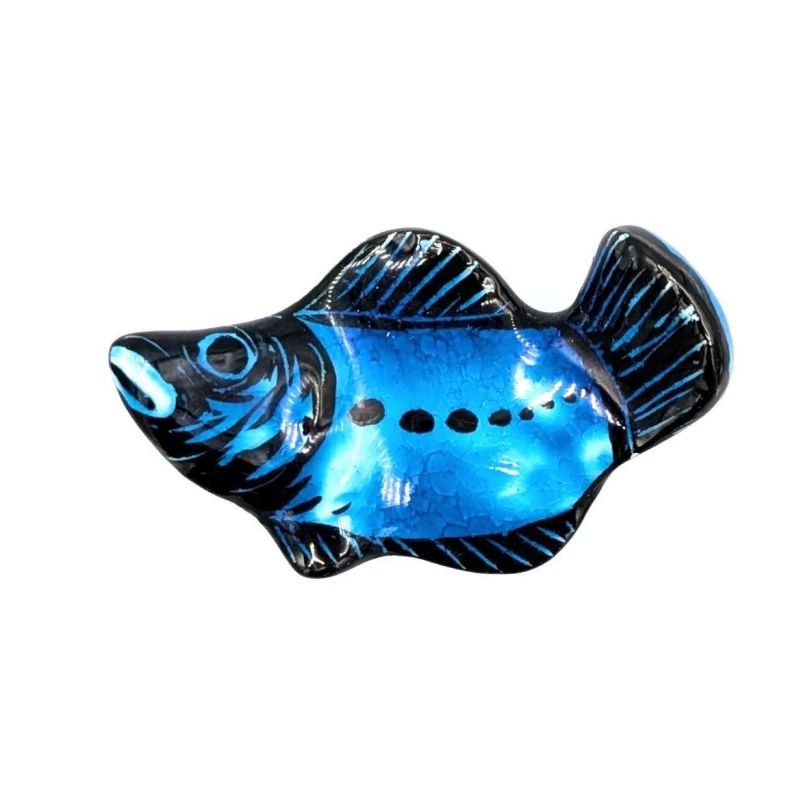青釉 箸置 魚