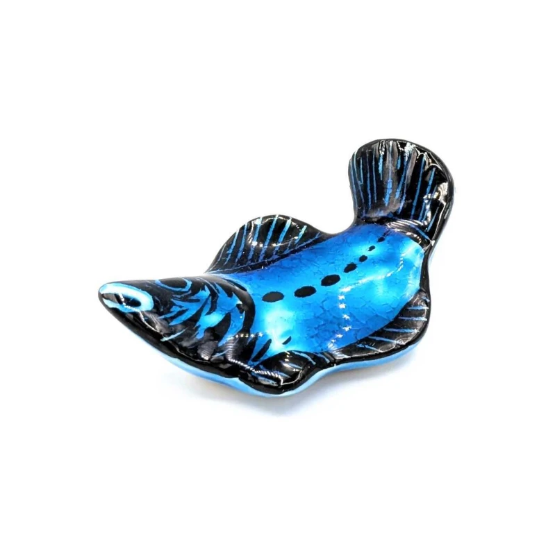 青釉 箸置 魚 2枚目