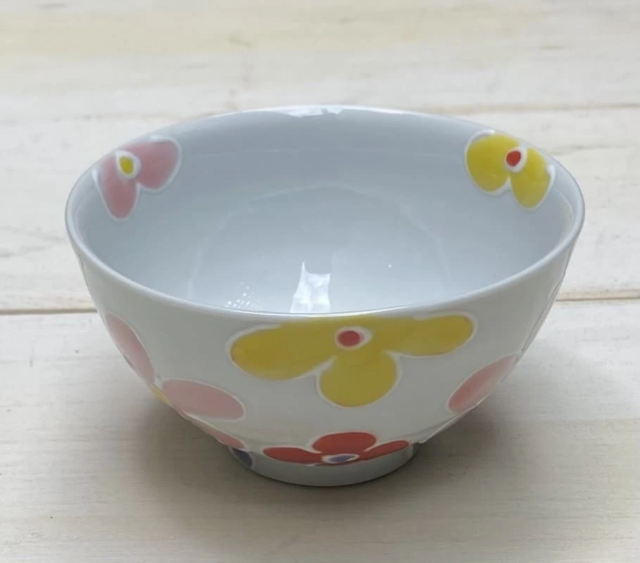 フラワー　茶碗（小） 3枚目