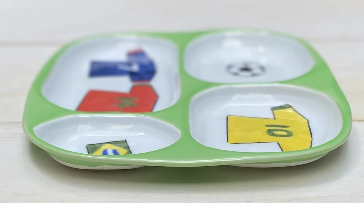 サッカー　ブラジル　仕切りトレー 3枚目
