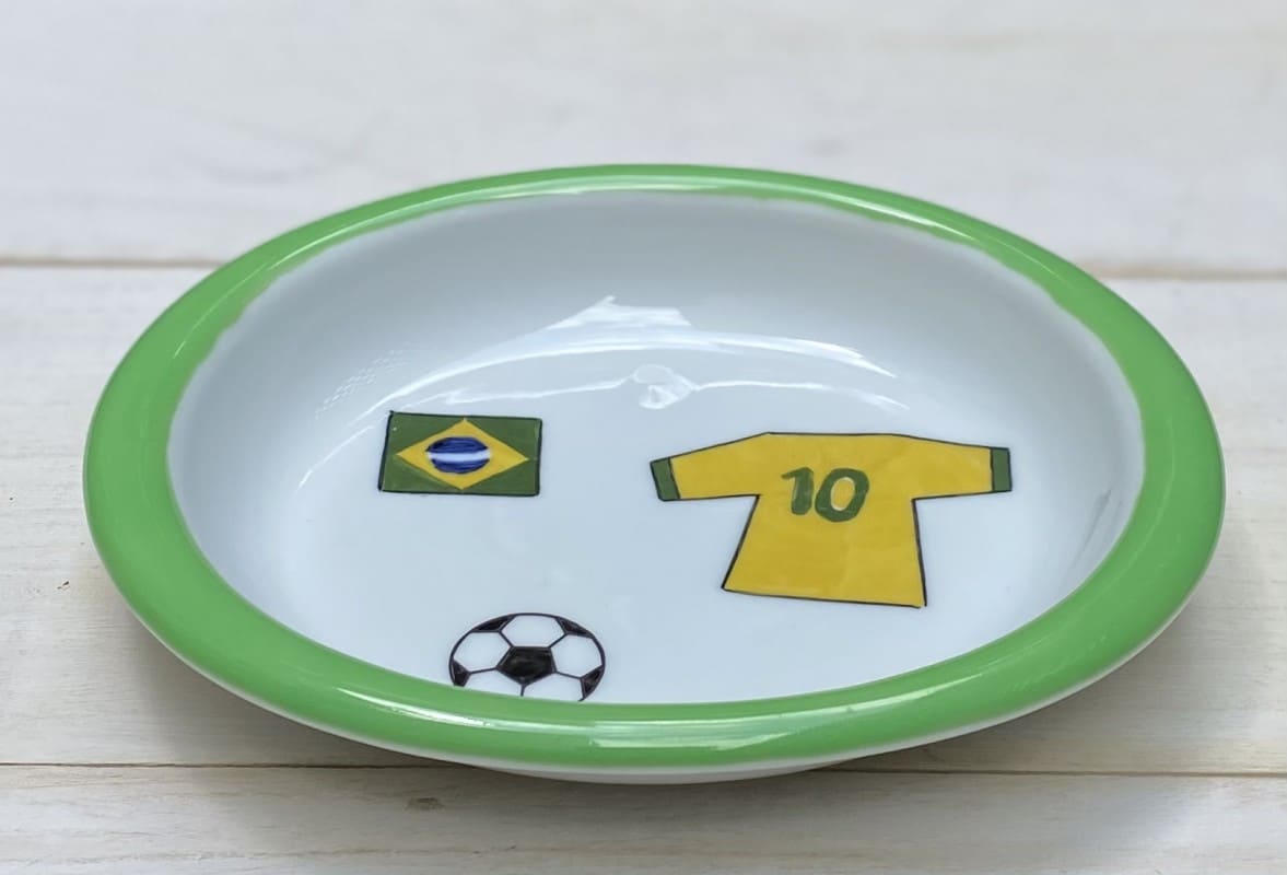サッカー　ブラジル　グラタン皿