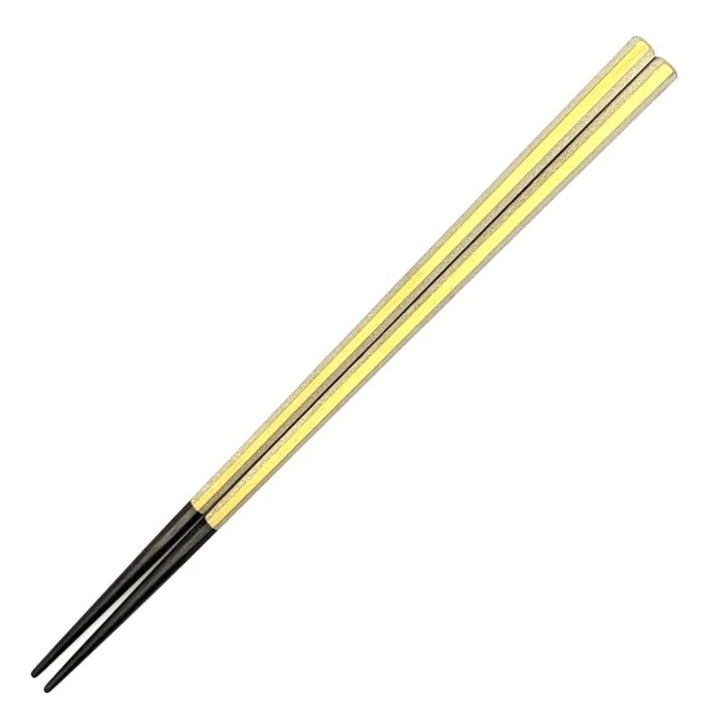 越前漆器　八角寿ぎ箸　銀 3枚目
