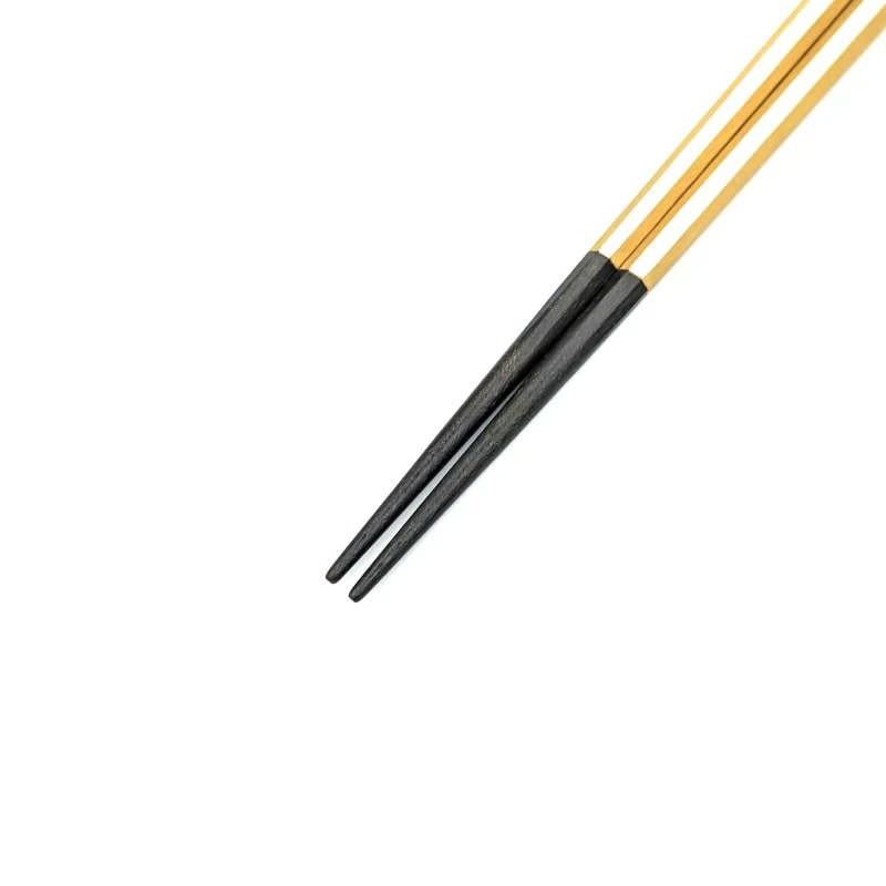 越前漆器　八角寿ぎ箸　金 1枚目