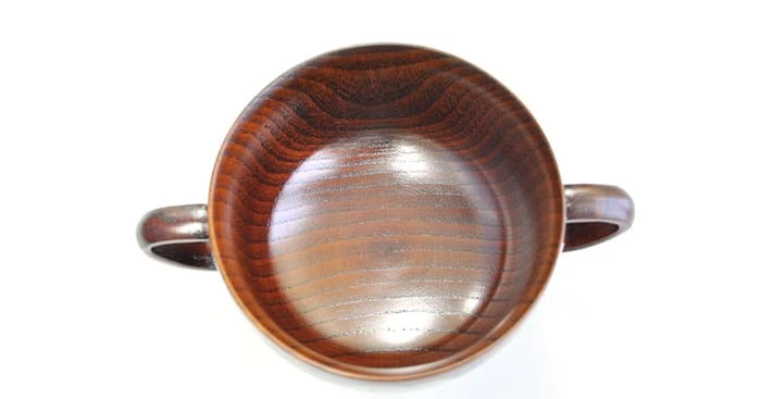 両手椀　茜　はなぞの 2枚目